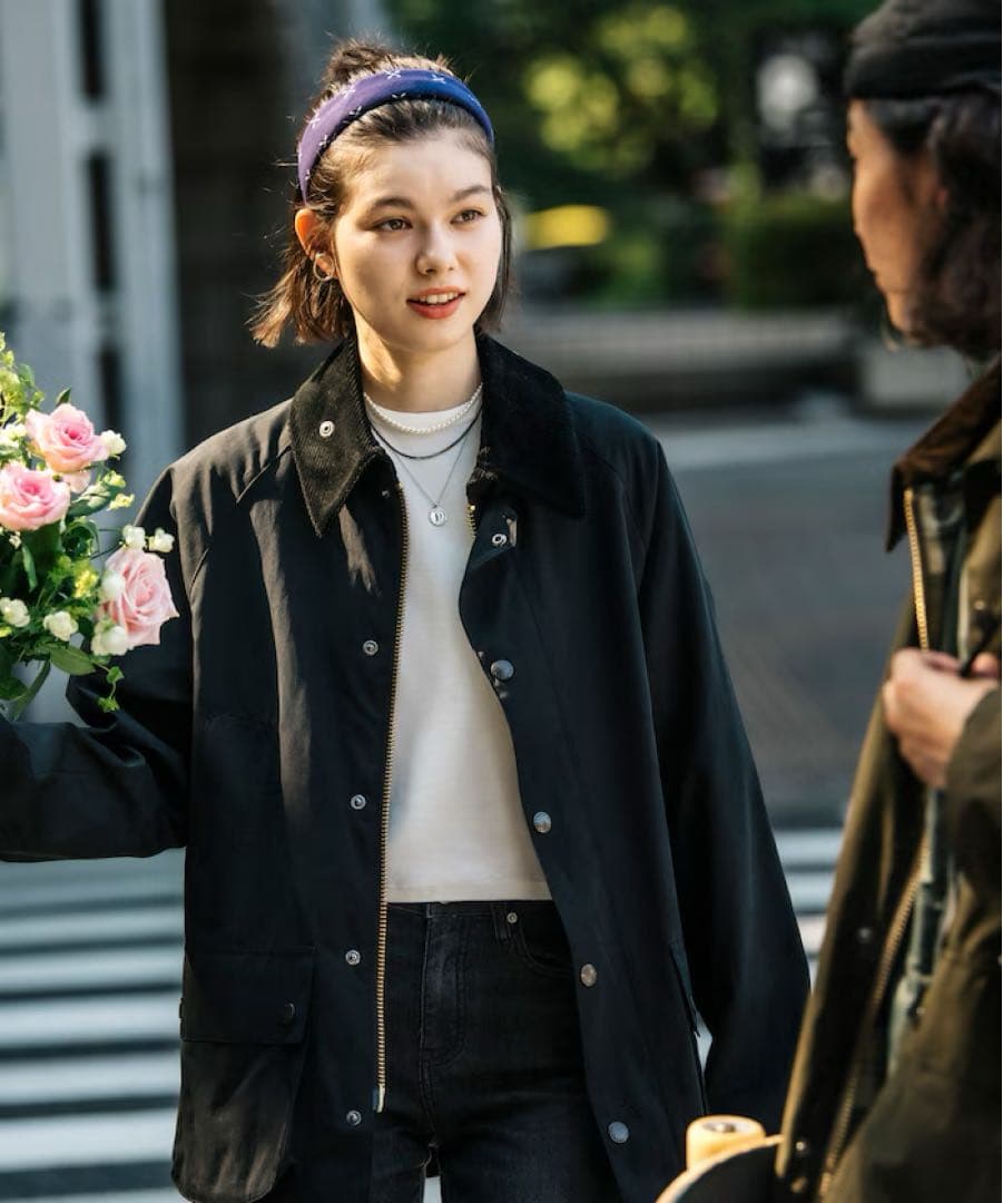 Barbour BEDALE ピーチスキン