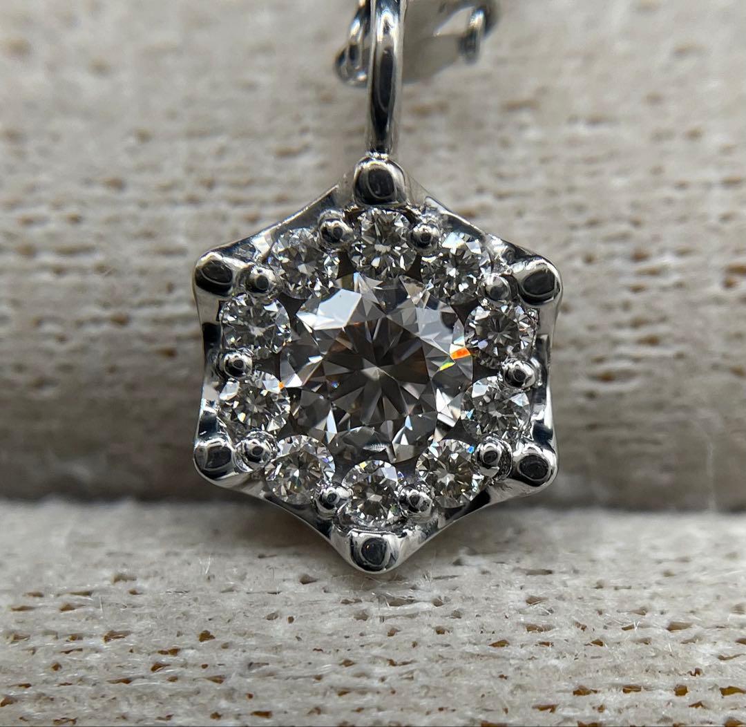 専用JA226★最高級 ESTELLE ダイヤモンド0.56ct ネックレス