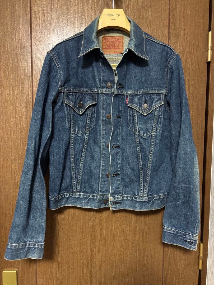 I*P様 春物90sLevi's71557デニムJK3rdサイズ40 日本製J3