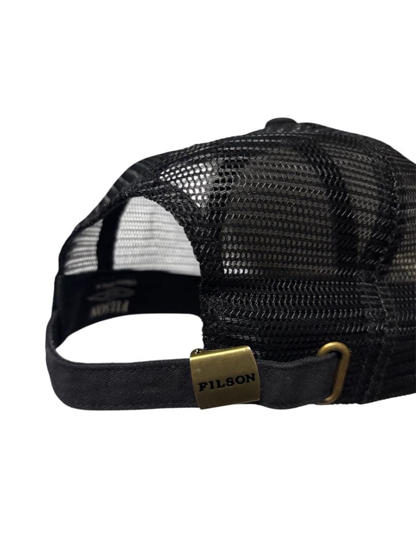 FILSON ブラック メッシュキャップ　Logger Mesh Cap タグ付