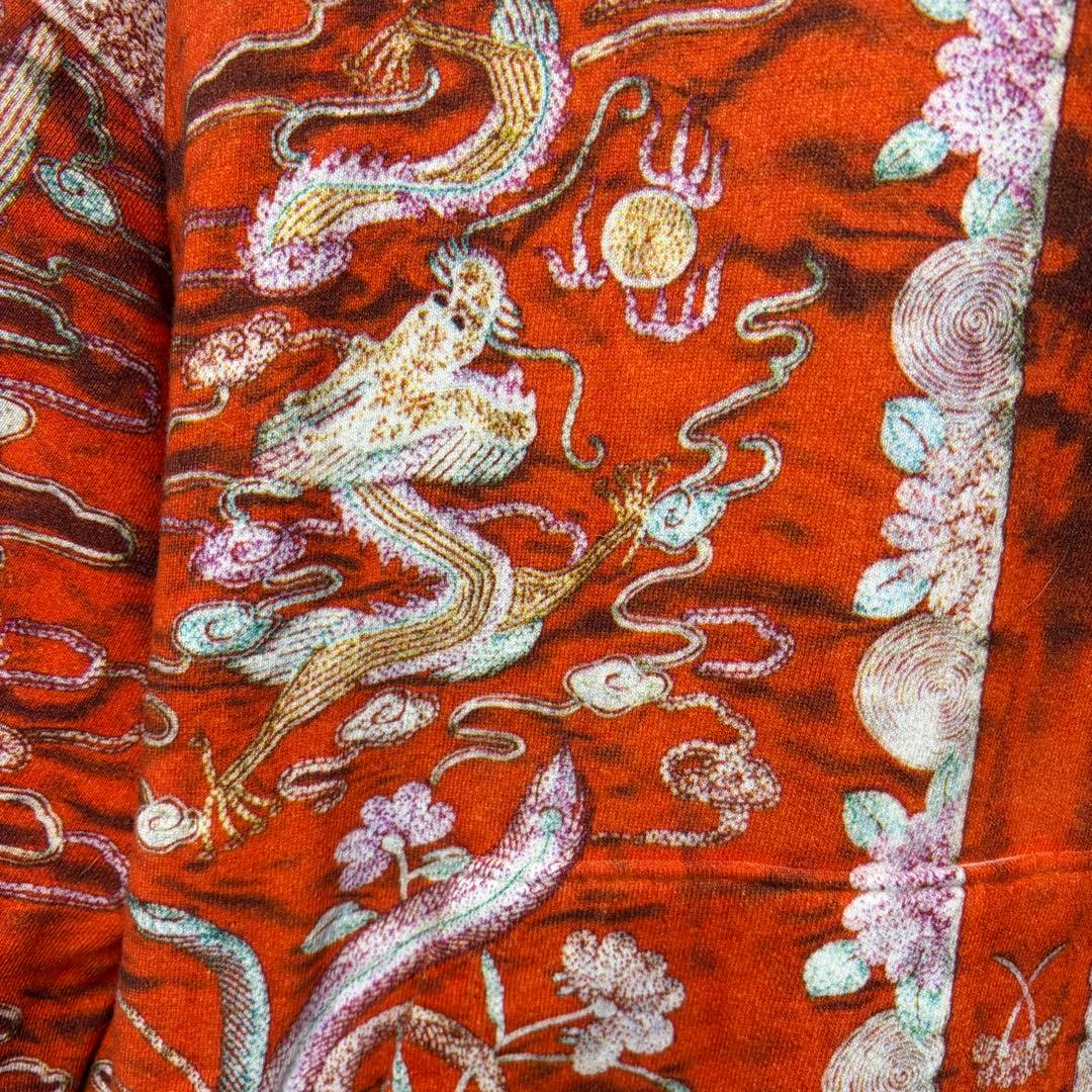 AHCAHCUM あちゃちゅむ　刺繍プリント　BIGパーカー