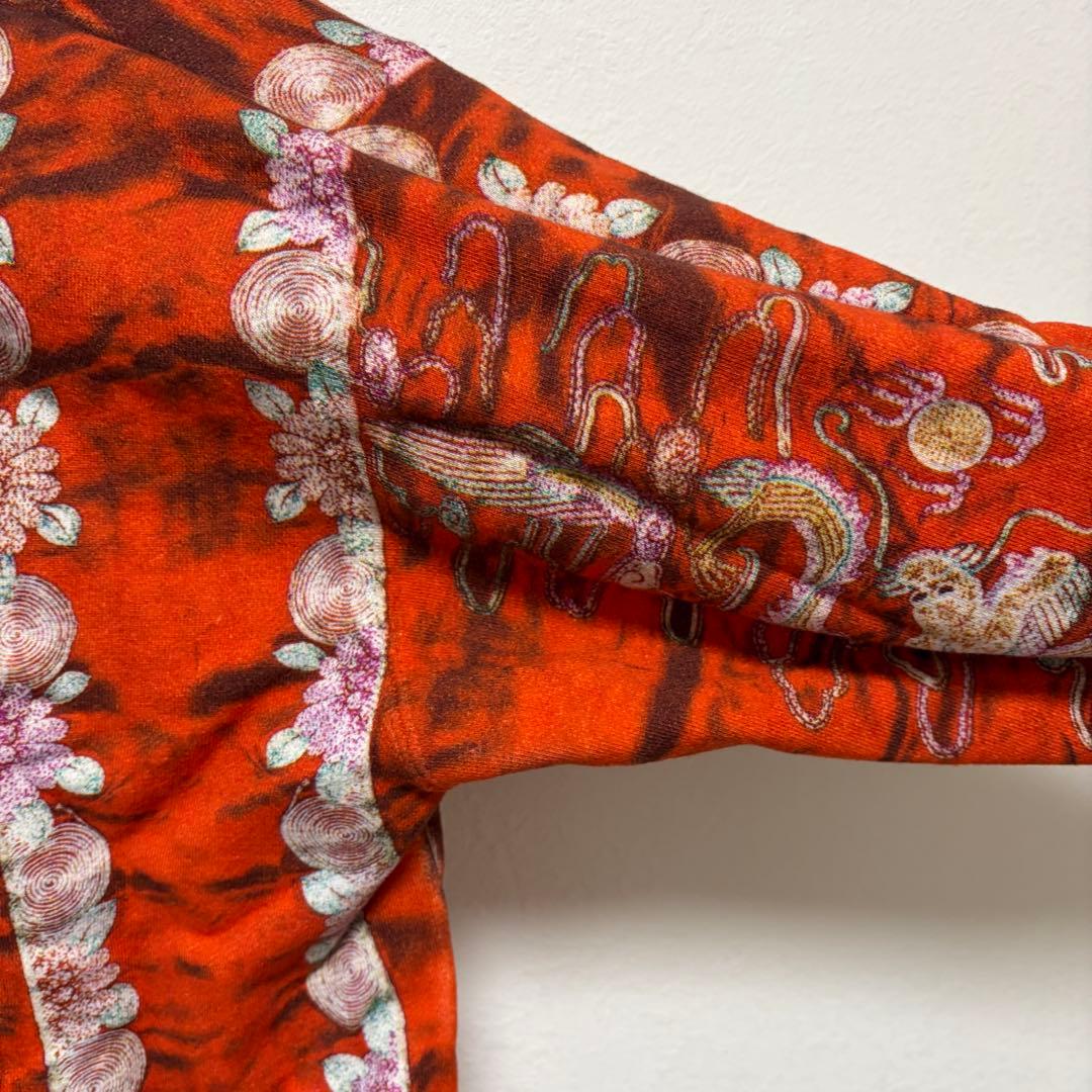 AHCAHCUM あちゃちゅむ　刺繍プリント　BIGパーカー