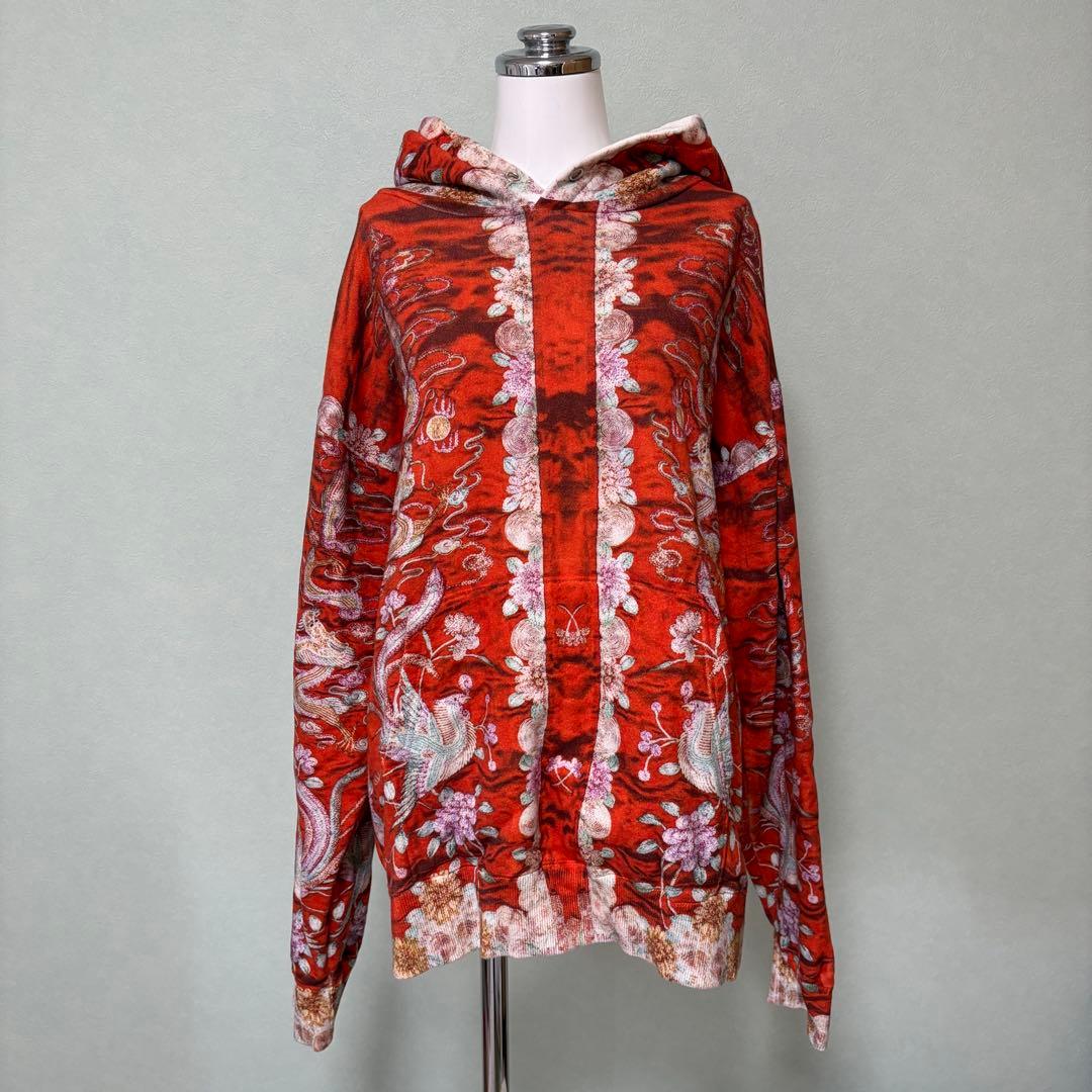 AHCAHCUM あちゃちゅむ　刺繍プリント　BIGパーカー