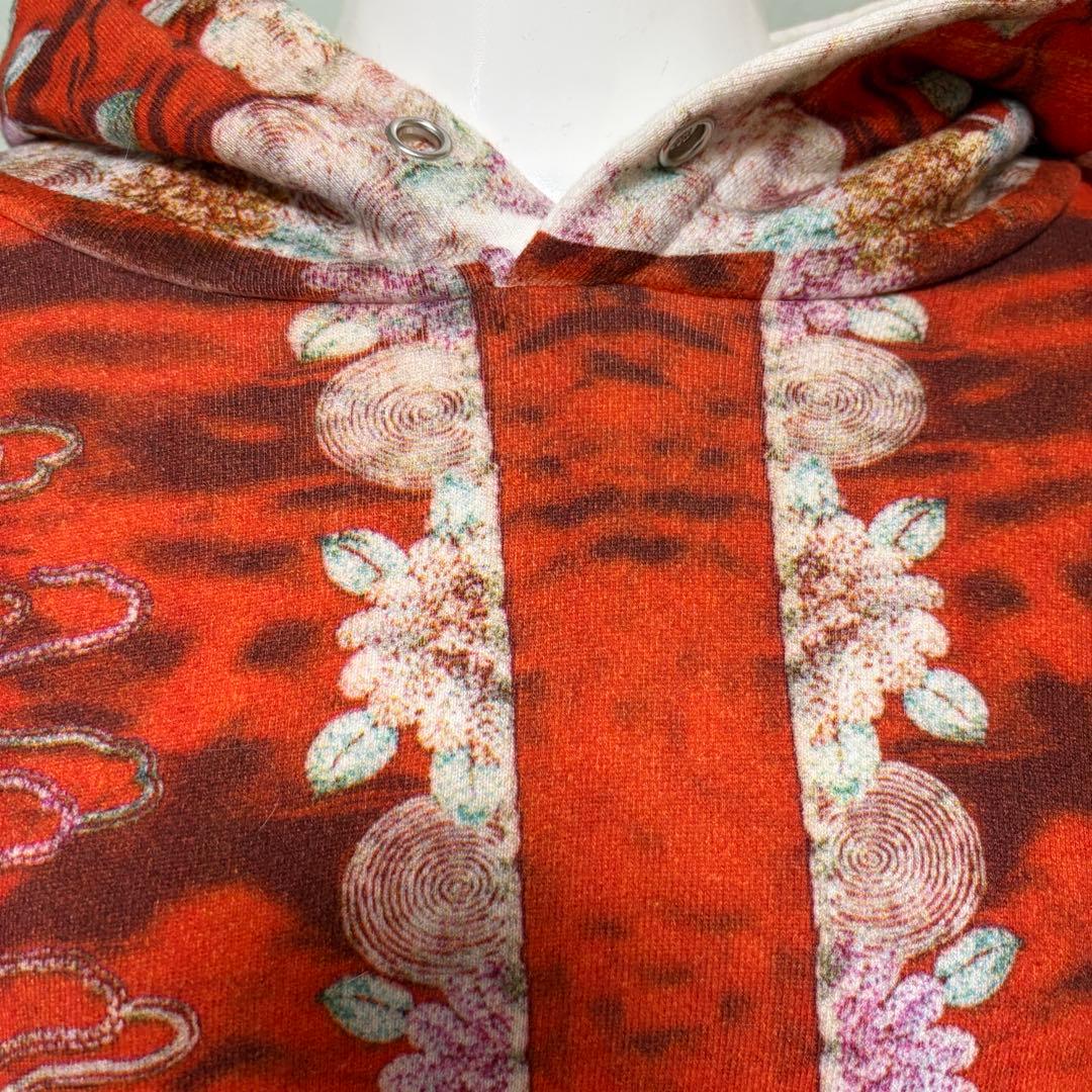 AHCAHCUM あちゃちゅむ　刺繍プリント　BIGパーカー