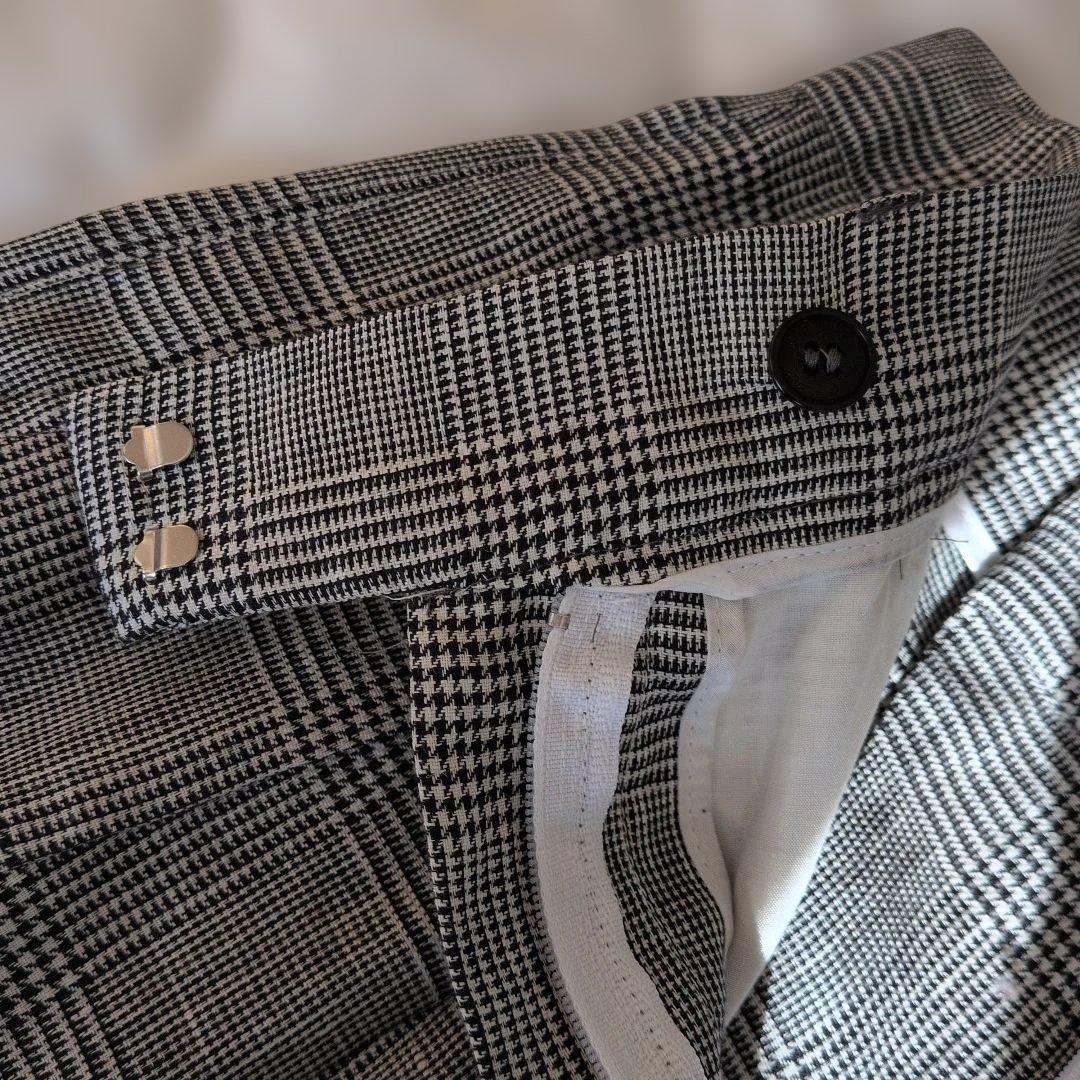 MaxMara チェック柄グレー ハーフパンツ 38 未使用