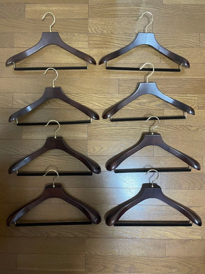 ナカタハンガー8本　中田ハンガー　スーツハンガー コートハンガー　AUT-05
