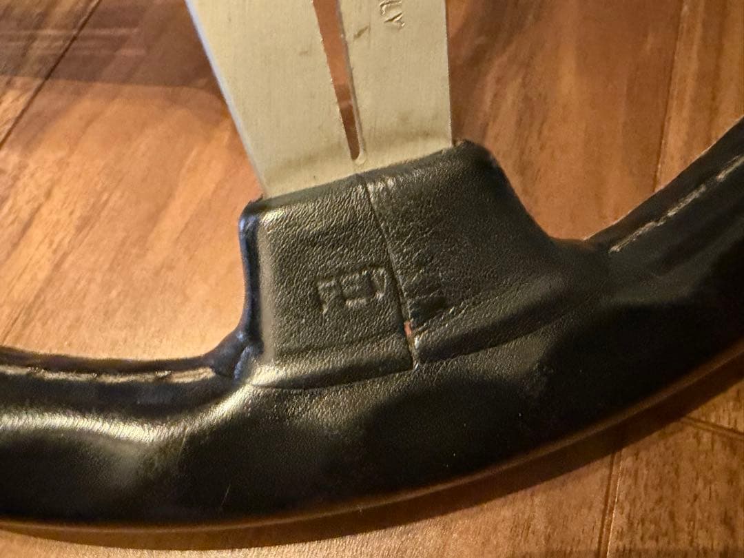 NARDI ナルディ ブラックレザーステアリング 33パイ　33cm