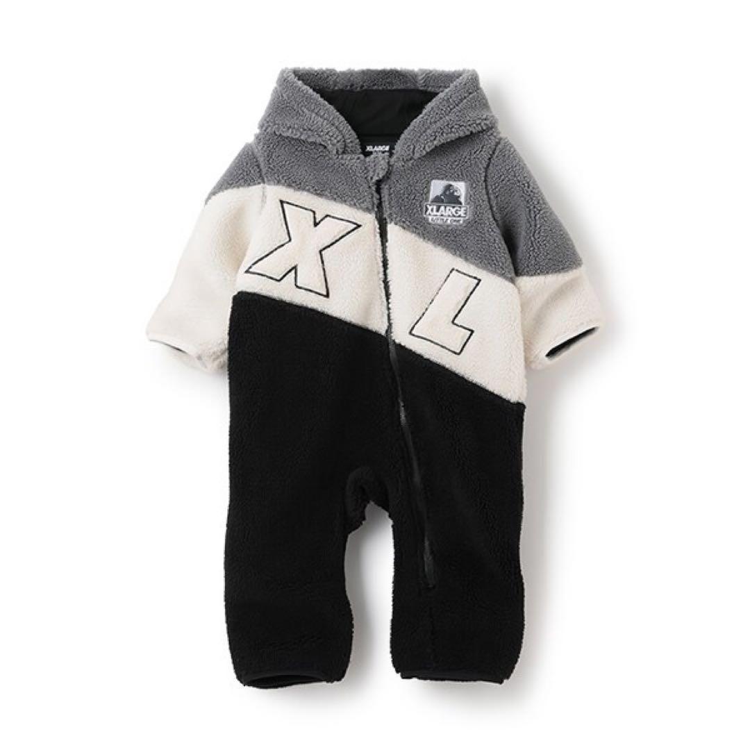 XLARGE KIDS カラーブロックボアカバーオール