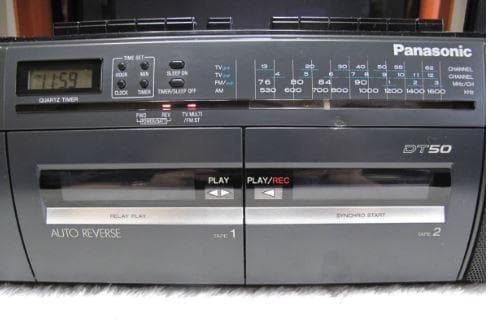 昭和の貴重品♪Panasonic RX-DT50 ラジカセ 【動作品】