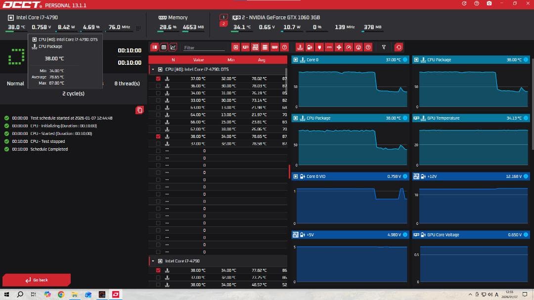 白ゲーミングPC GTX1060 / i7-4790 / SSD 480GB