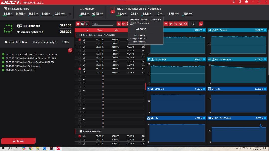 白ゲーミングPC GTX1060 / i7-4790 / SSD 480GB