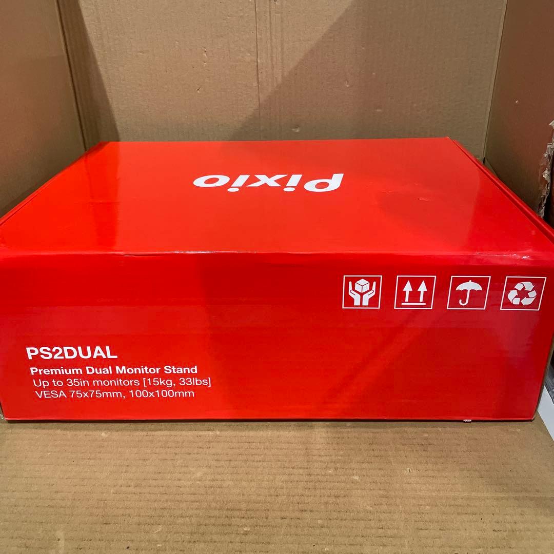 Pixio PS2D White モニターアーム デュアル ホワイト