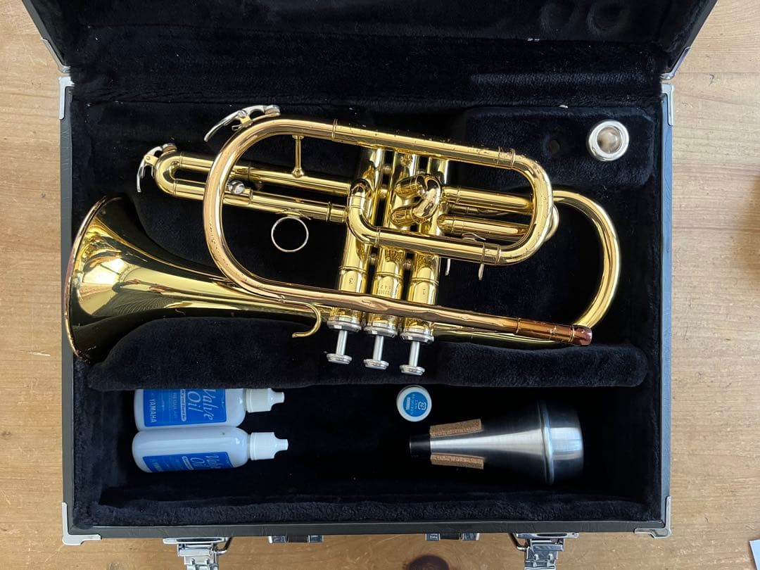 YAMAHA YCR2330II コルネット本体 3バルブ オイル付き