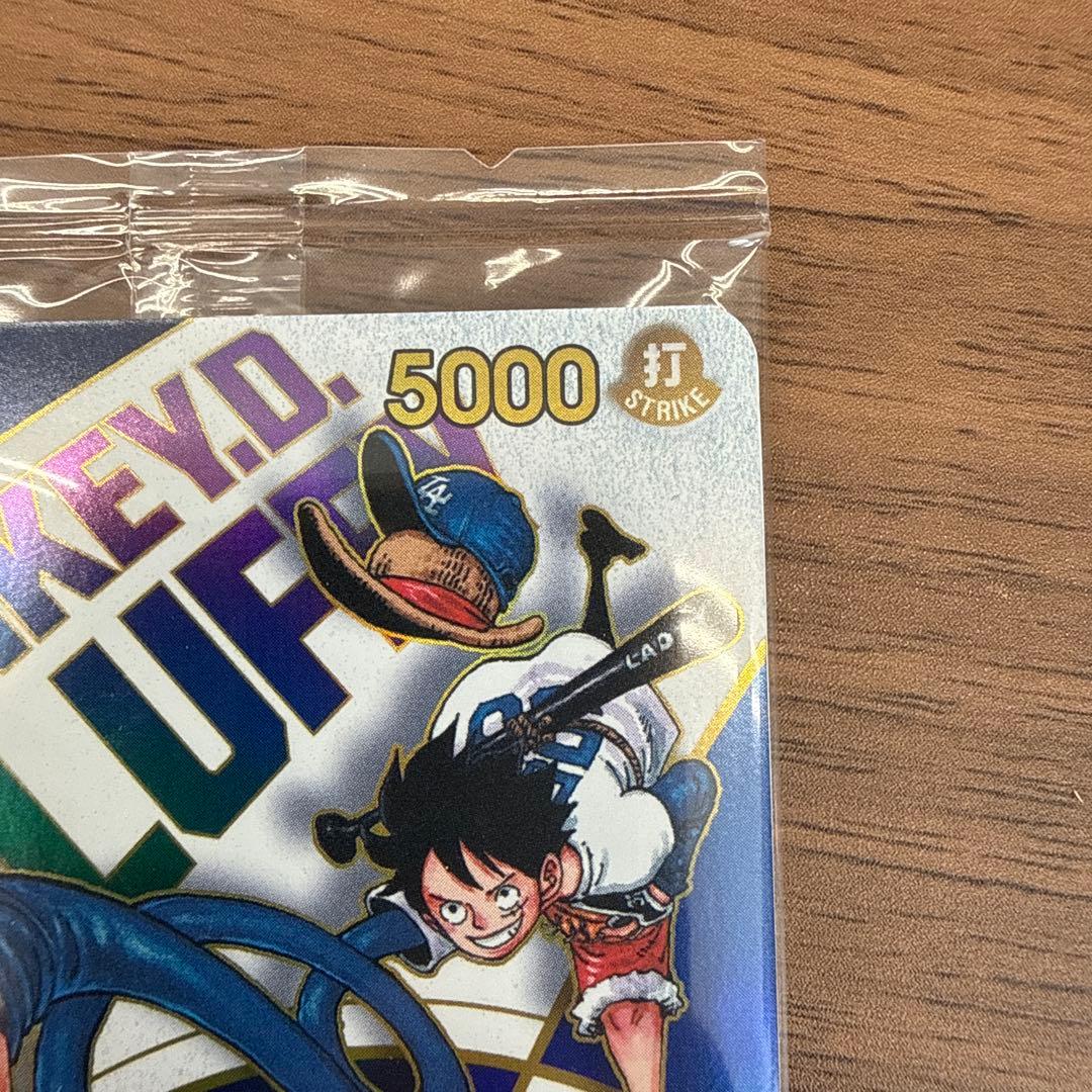 ワンピースカード　モンキー・D・ルフィ　ドジャース　大谷　未開封　パック　激レア