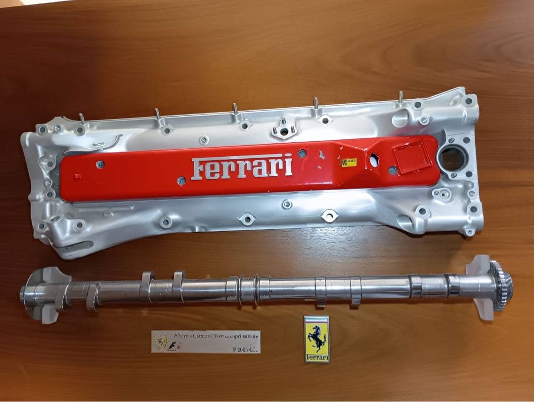 【フェラーリ・1点物】カムシャフト・記念サインプレート他4点セット