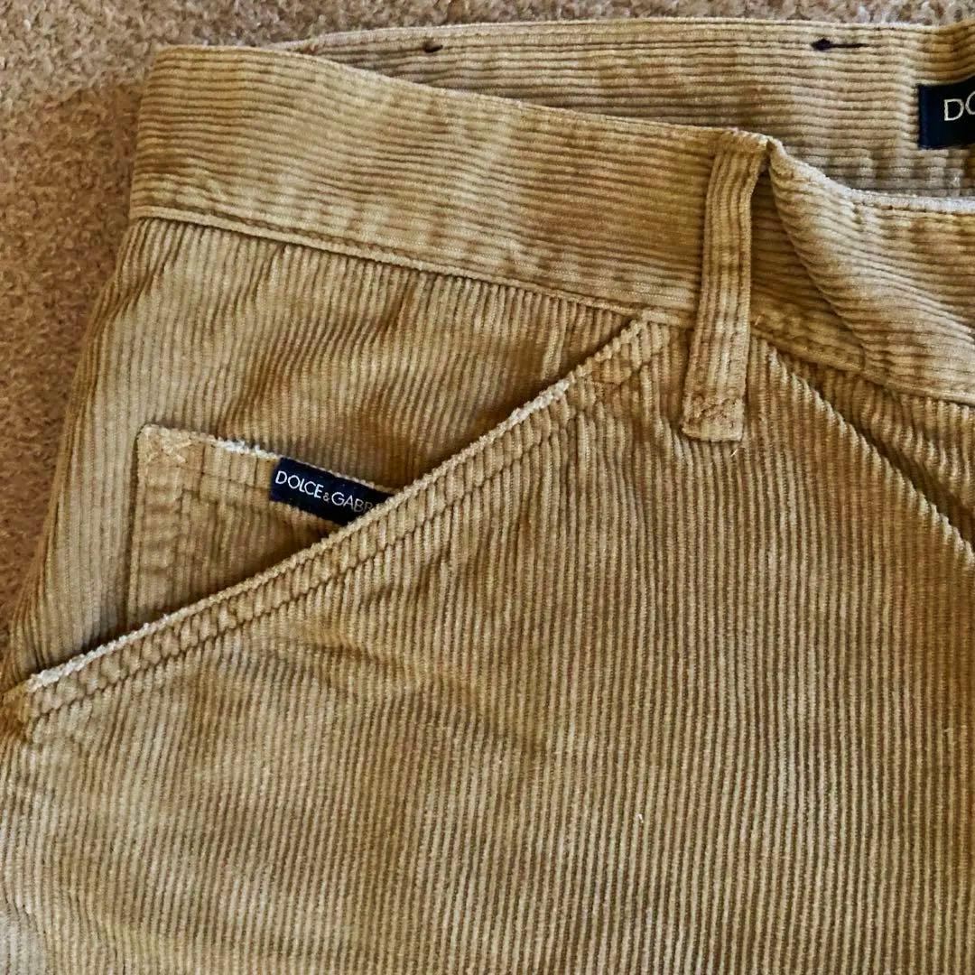 ドルシアン＆ガッパーナ コーデュロイパンツ 未使用品に近い　お値下げしました
