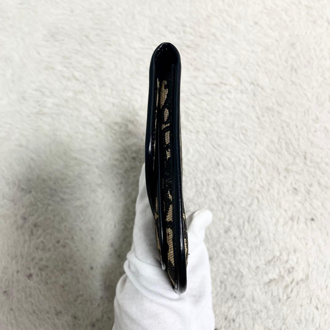 クリスチャンディオール CD金具 トロッター 総柄 キャンバス クラッチバッグ