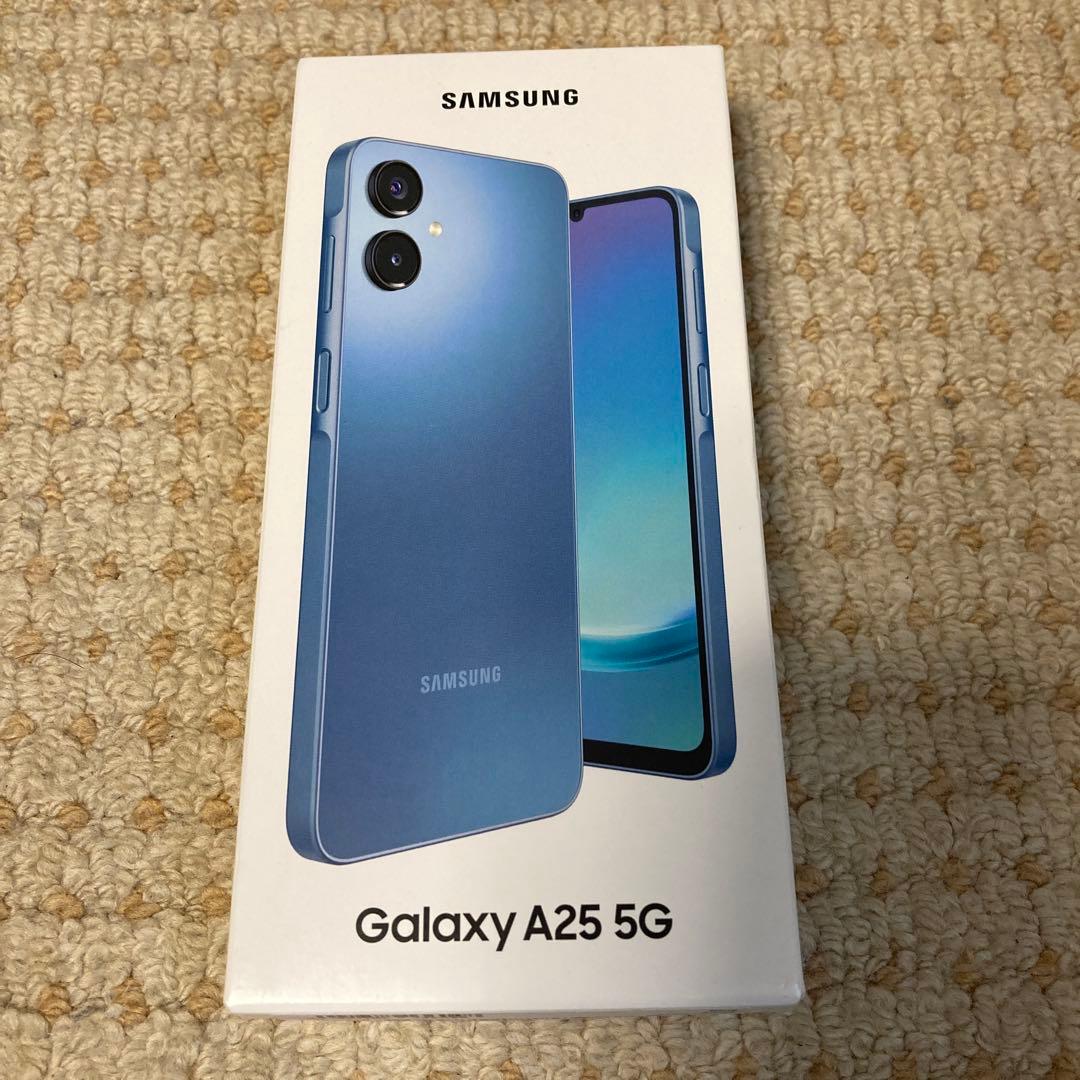 Samsung Galaxy A25 5G ブルー　ギャラクシー　未使用品