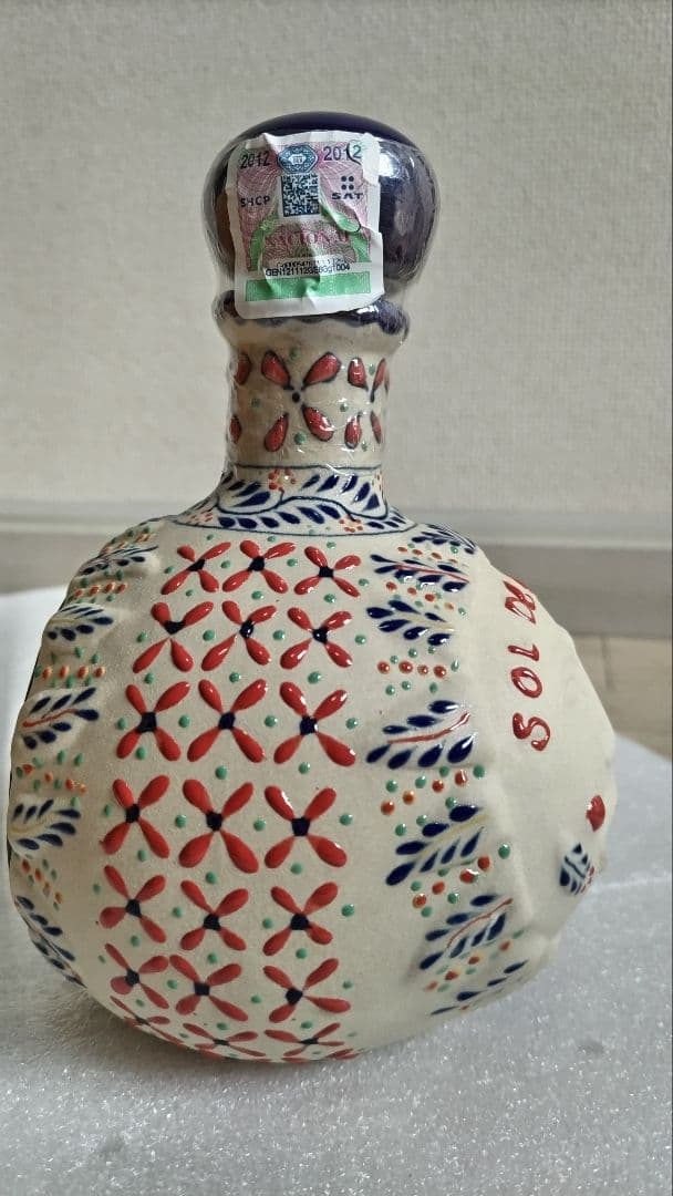 テキーラアネホ セルビン焼 ボトル ショットグラス4つ