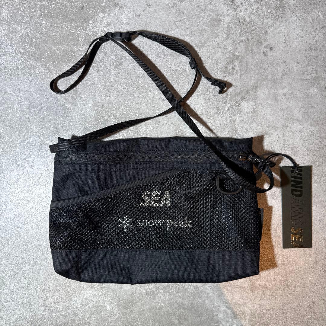 【未使用】WIND AND SEA  peak サコッシュ タグ付き
