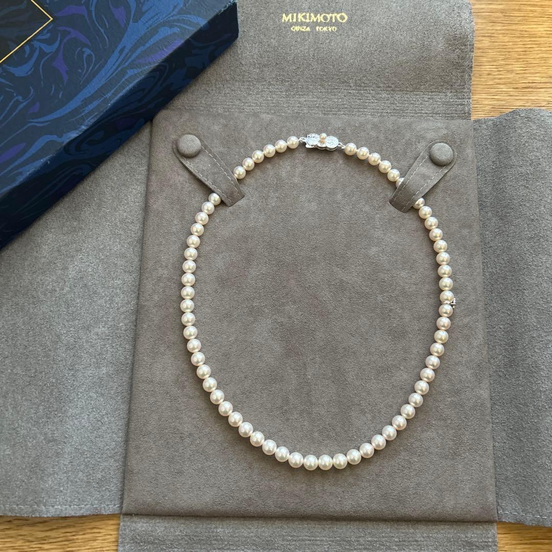 ミキモト MIKIMOTO あこや真珠　パール　ネックレス　約6〜6.5mm未満