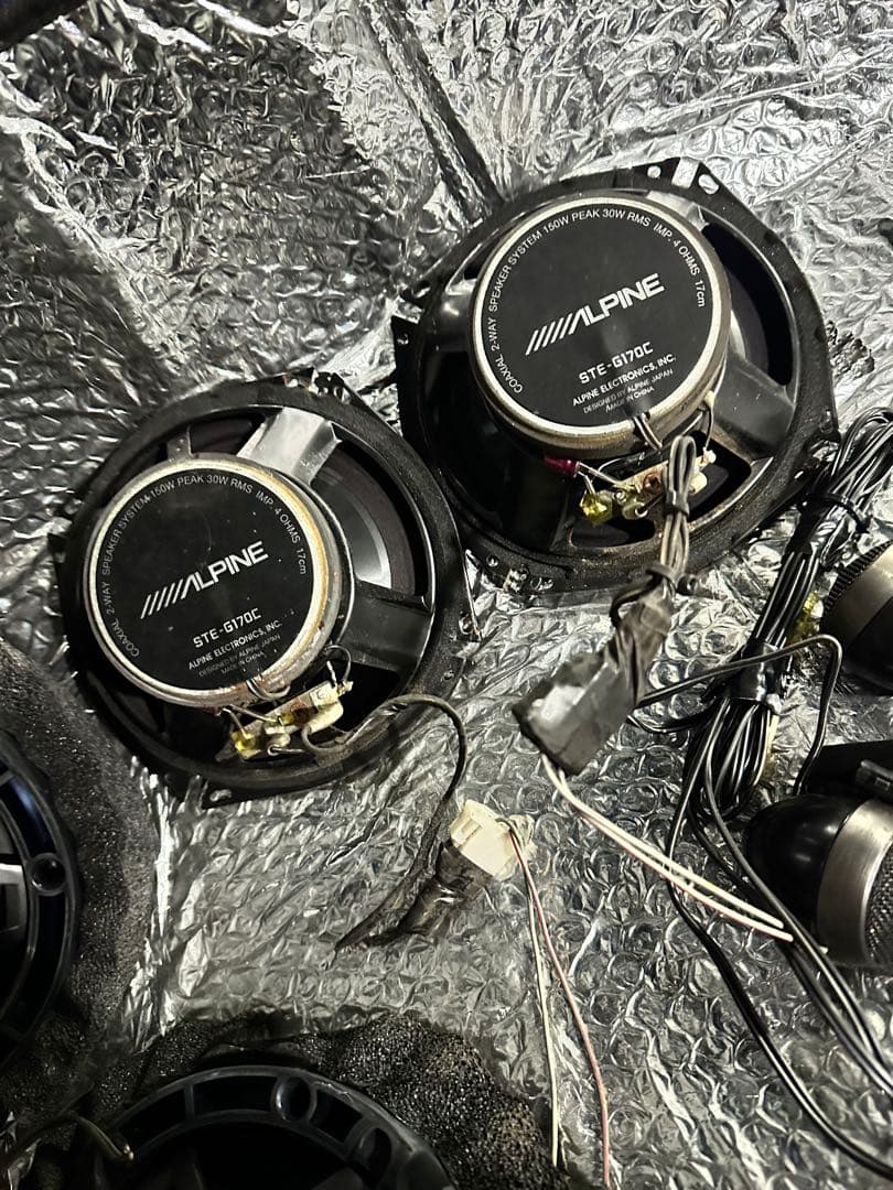 ALPINE DLX-F171S 2ウェイスピーカー 160W