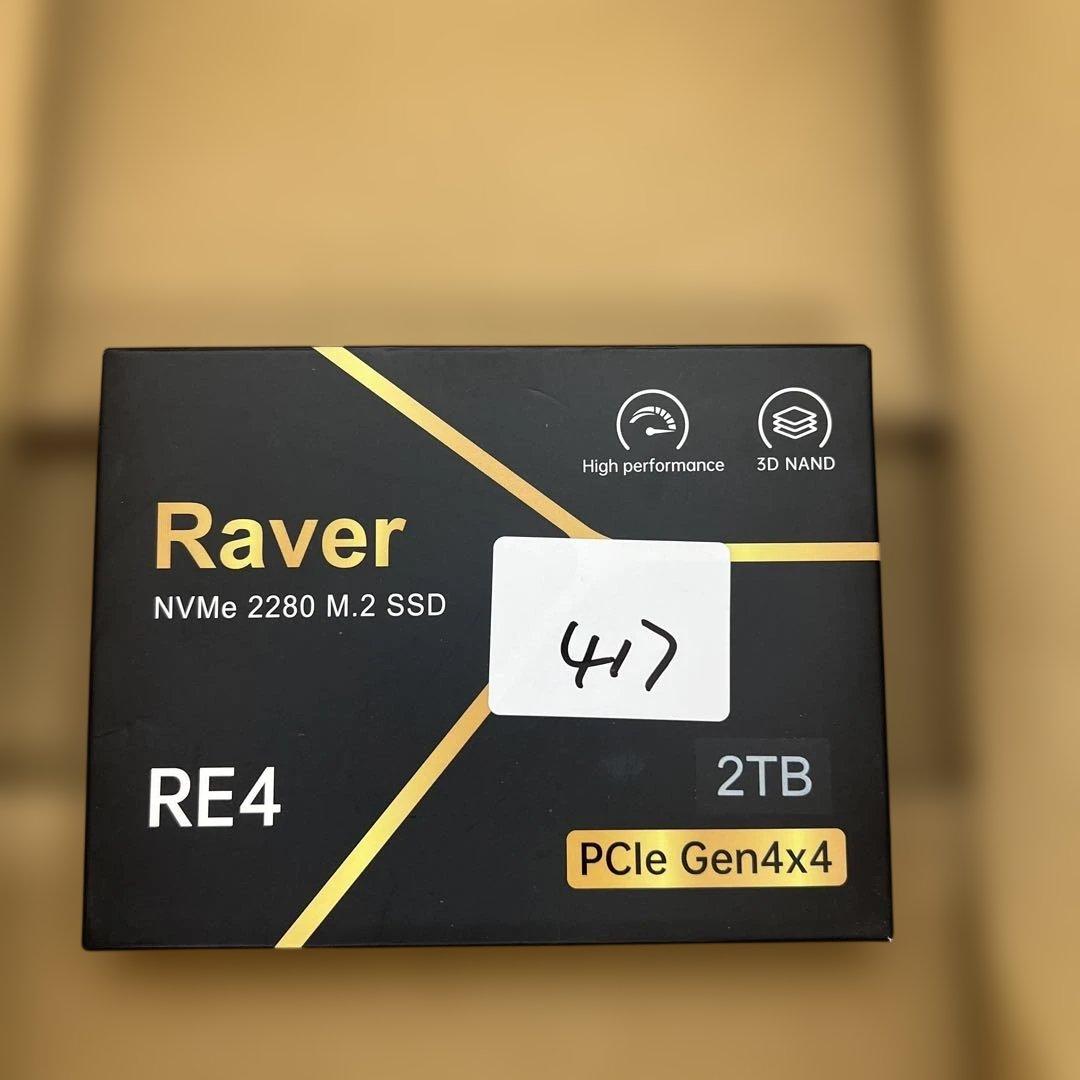 417 Raver 内蔵 SSD 2TB 未開封