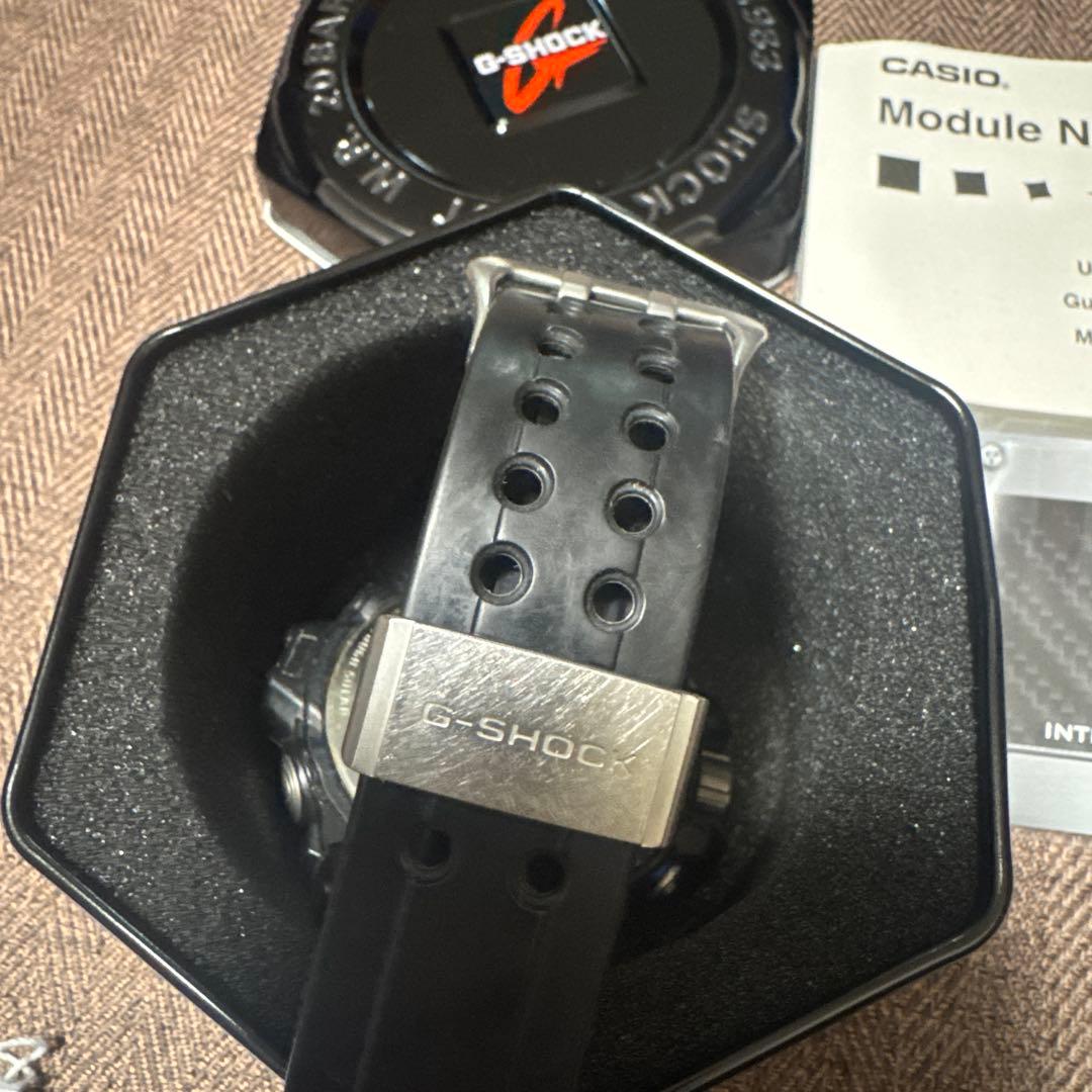 【中古品】G-SHOCK デジタル腕時計 ブラック/ブルー　GWN-1000B