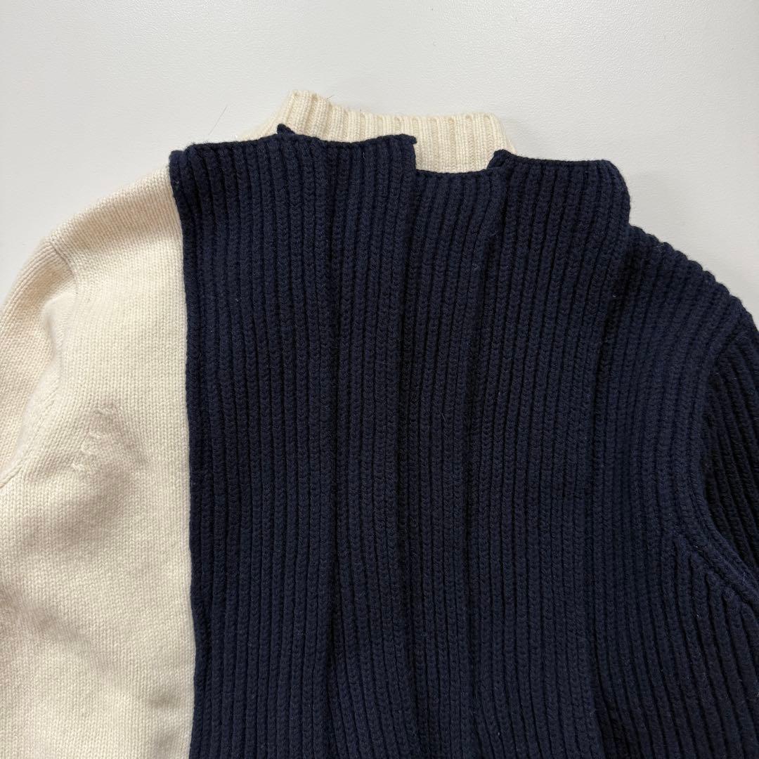 希少✨sacai 21aw Wool Kint Zip up Blouson