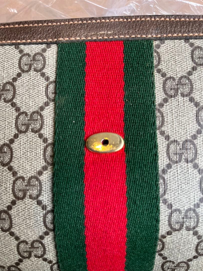 old GUCCI シェリーライン ハンドバッグ