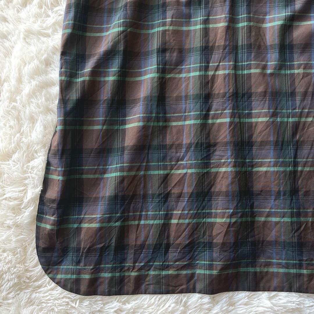 AURALEE スーパーライトウール チェックワンピース オーラリー 1