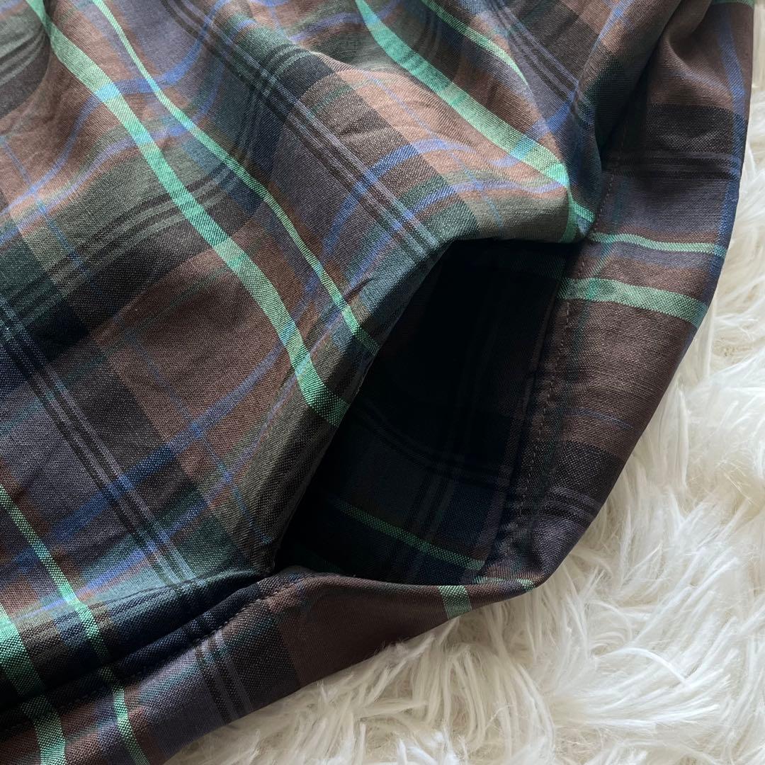 AURALEE スーパーライトウール チェックワンピース オーラリー 1