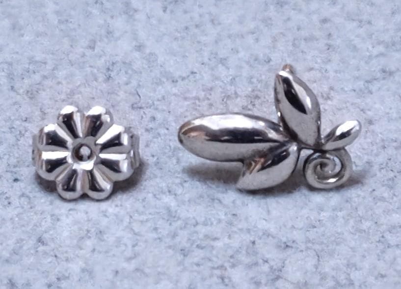 ティファニー　Ag925　オリーブリーフ　ピアス　片耳用　40514