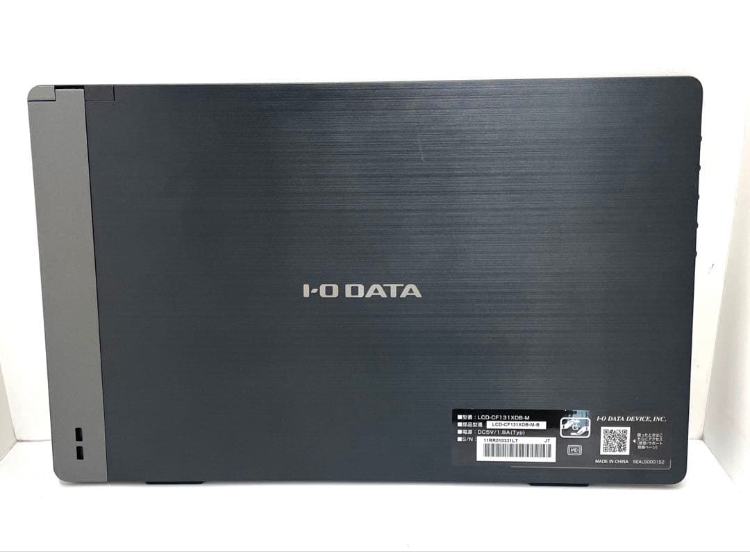 IODATA 13.3インチモバイルモニター LCD-CF131XDB-M