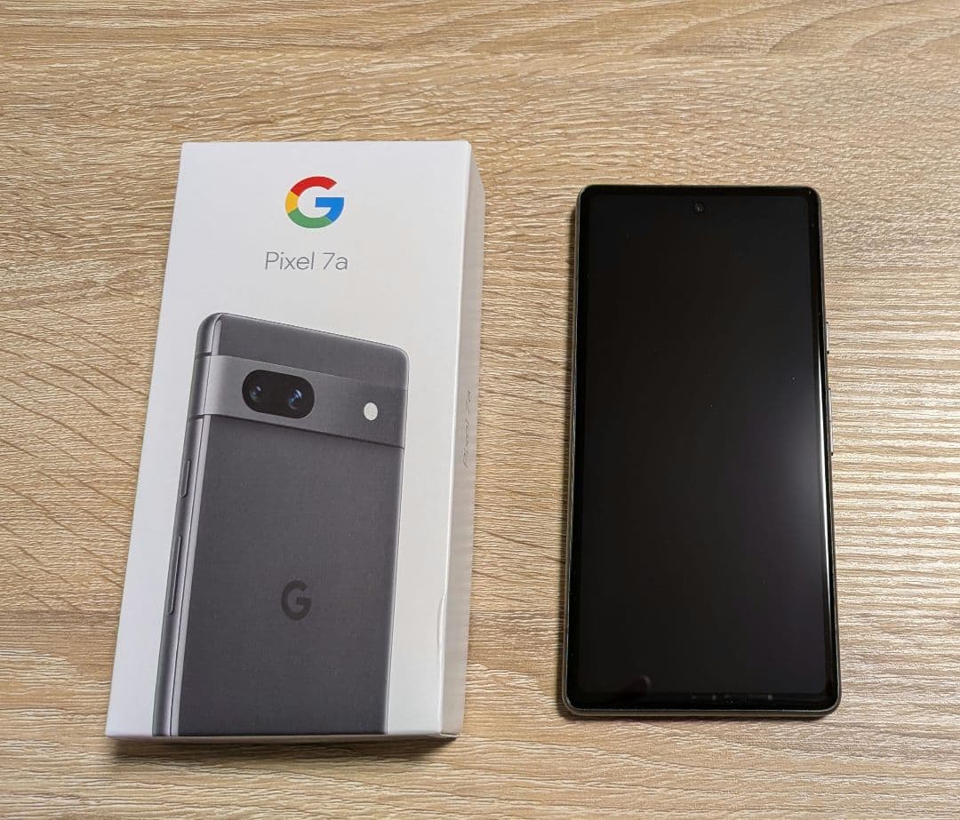 Google Pixel 7a チャコール 本体 箱付き