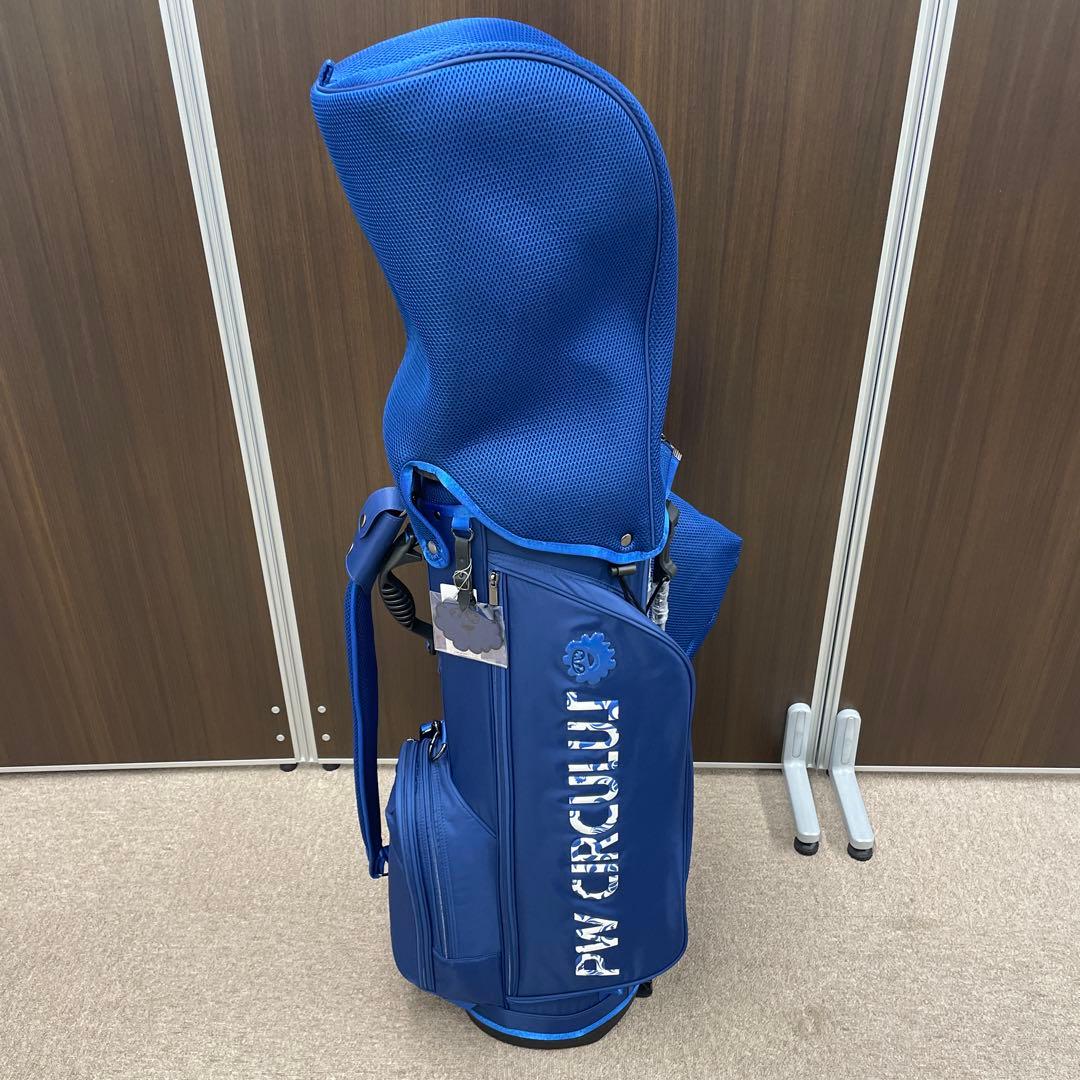 ヨッシ様 ピーダブリュサーキュラス キャディバッグ ゴルフバッグ 青 サイズF