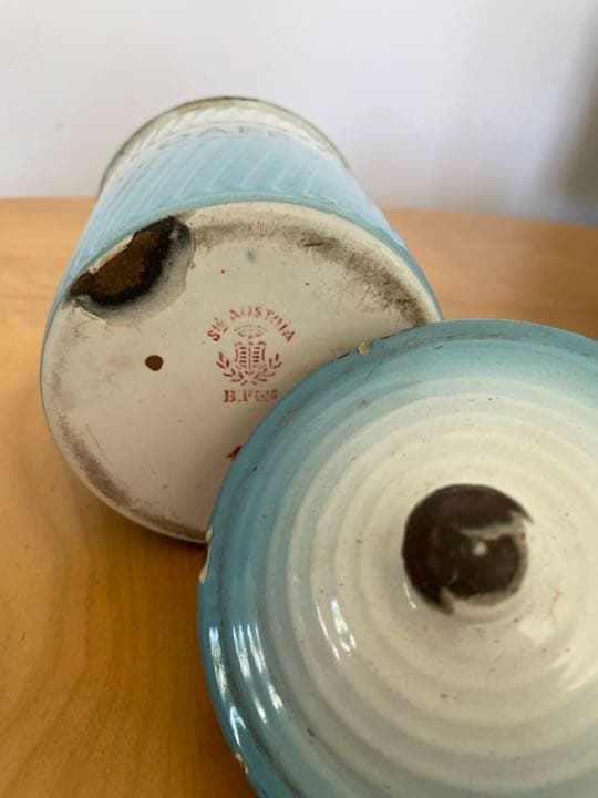 BB社ブルーグラデーション キャニスター４点セット