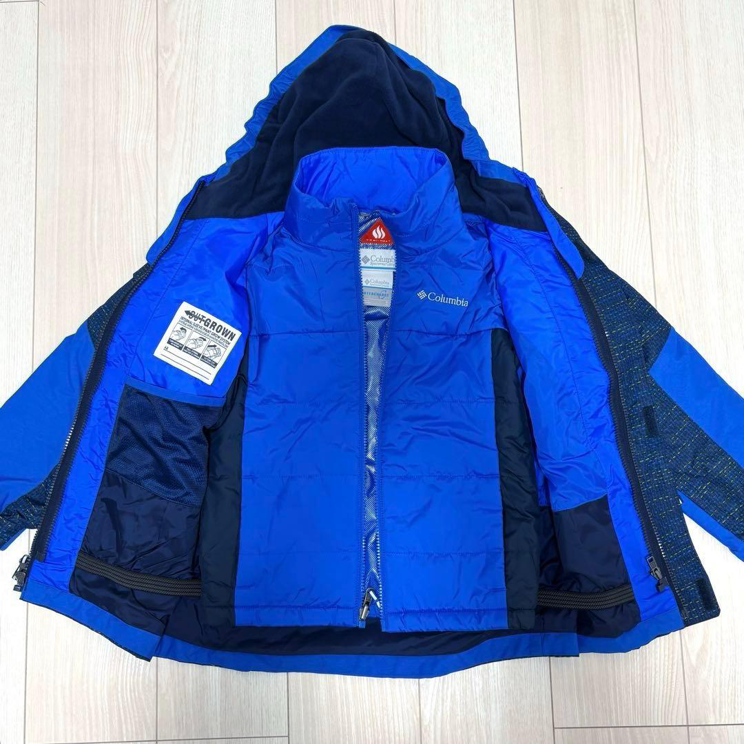コロンビア 上下 インナー ダウンジャケット 3点 スキーウェア スノーボード