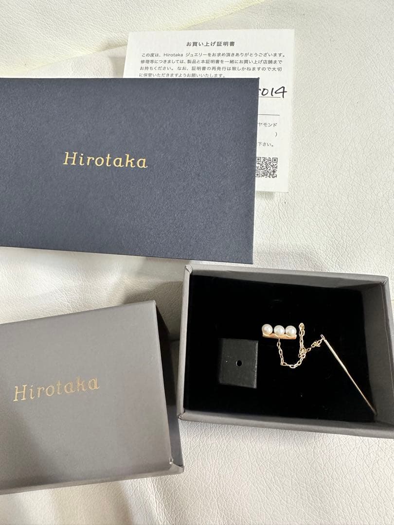 アコヤパール　ヒロタカ　片耳ピアス　現行販売品