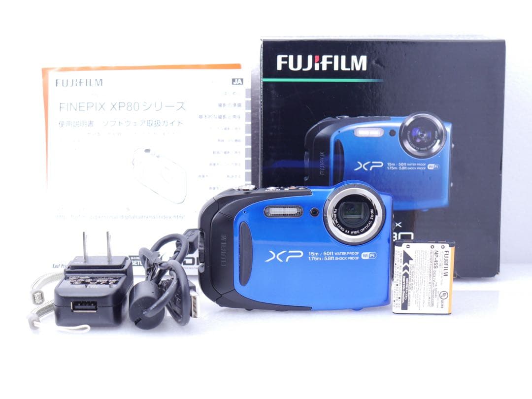 FUJIFILM FinePix XP80 ブルー 美品