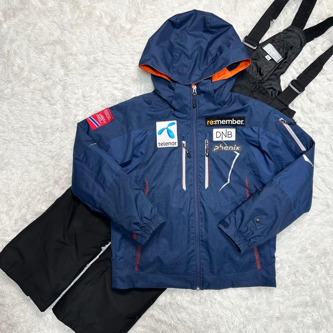 美品 Phoenix フェニックス スキーウェア ノルウェー代表 ネイビー 黒