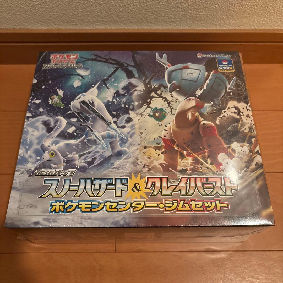 スノーハザード & クレイバースト ポケモンセンター・ジムセット 納品書付き