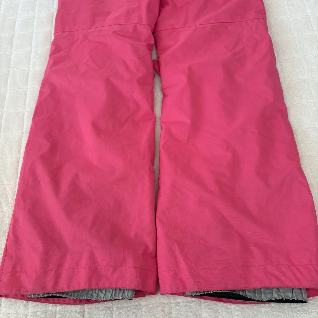 ROXY スノーボードウェア 上S 下9白系ペイズリー柄ジャケット×ピンクパンツ