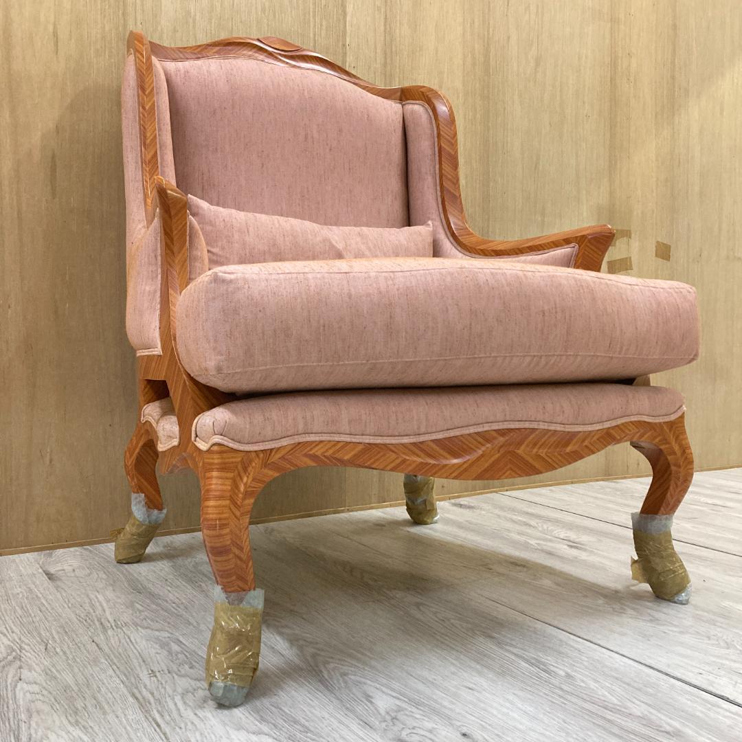 クラシック アームチェア シングルソファ ウィングバックチェア 一人掛け