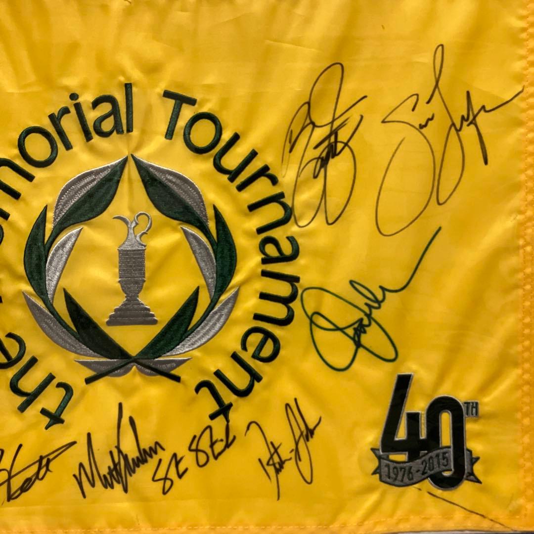 ゴルフフラッグ直筆サイン入り