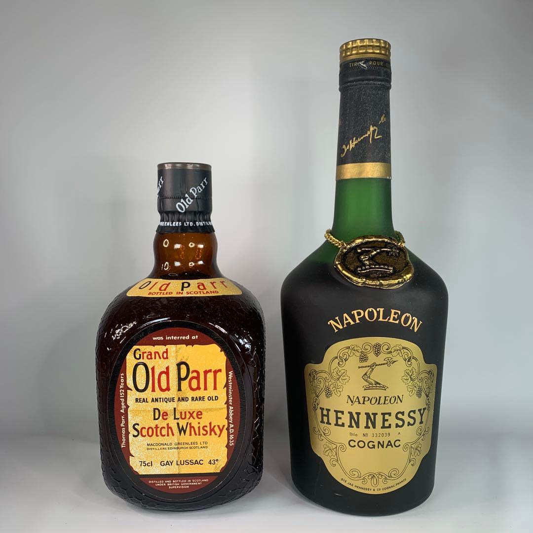 ウイスキー オールドパー デラックス スコッチ/ヘネシー ナポレオン コニャック