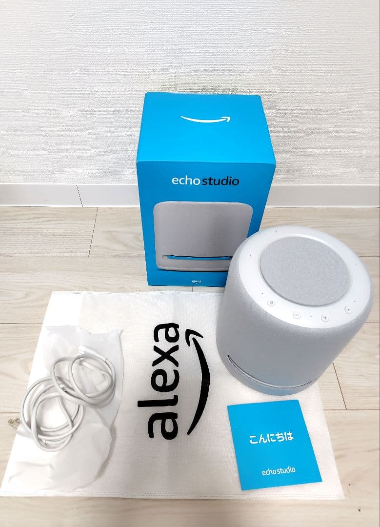 【年末限定セール中】echo studio　アマゾン　アレクサ　ホワイト