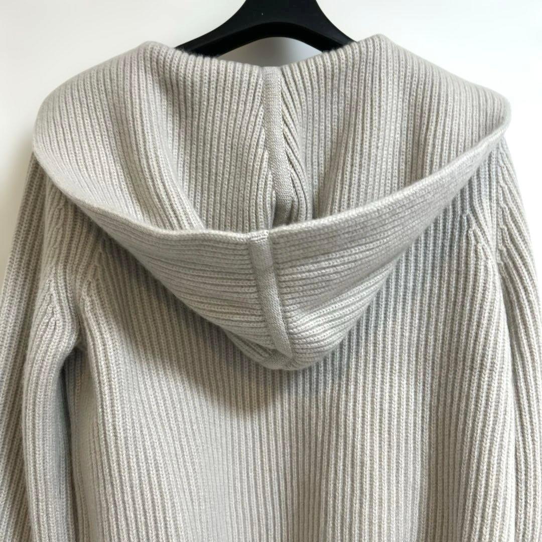 フォクシー　カシミヤ　ニットジャケット　ハミング　カシミヤ　ヌートリア