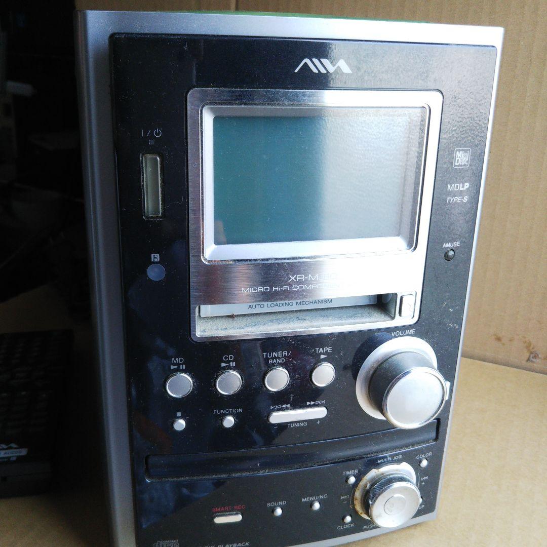 ソニー アイワ MDコンポ本体 AIWA XR-MJ10 W MD 本体