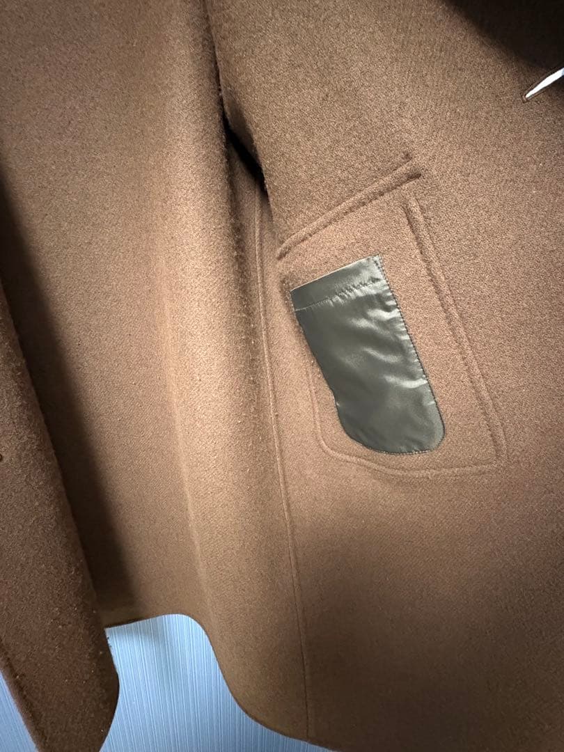 MUJI LABO カシミア混ダッフルコート　L